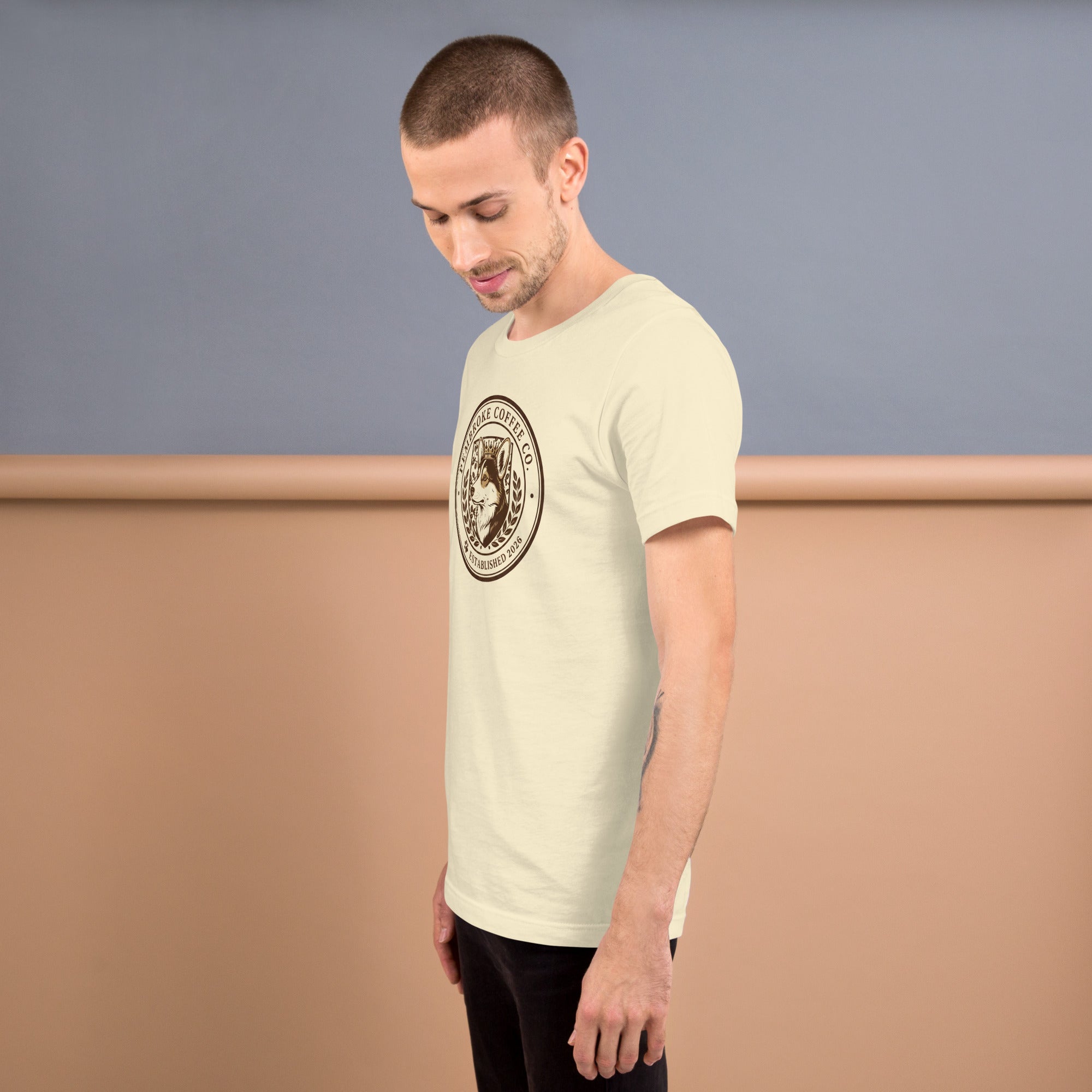 Unisex t-shirt featuring a stylish design, soft and lightweight fabric, perfect for comfort and style.