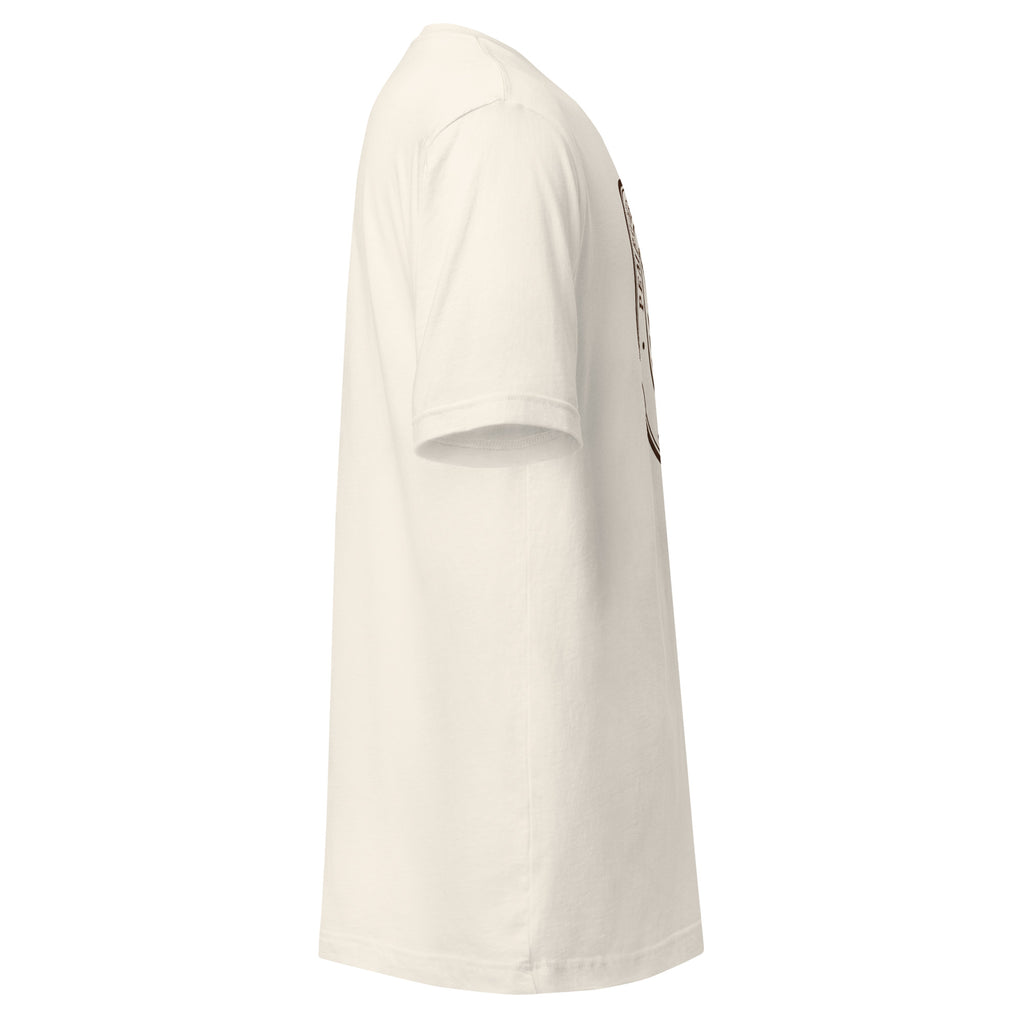 Side view of a soft and lightweight Unisex t-shirt, perfect for comfort and style.